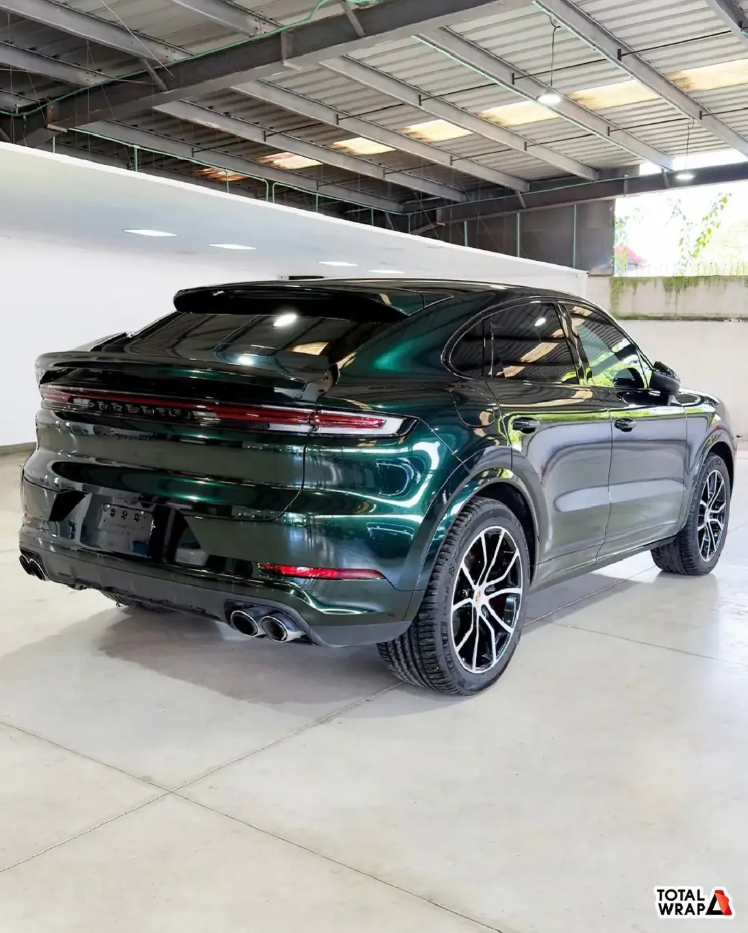 Porsche Cayenne: Acabado verde profundo