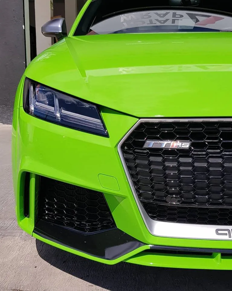Audi TT RS: Acabado verde de alto impacto